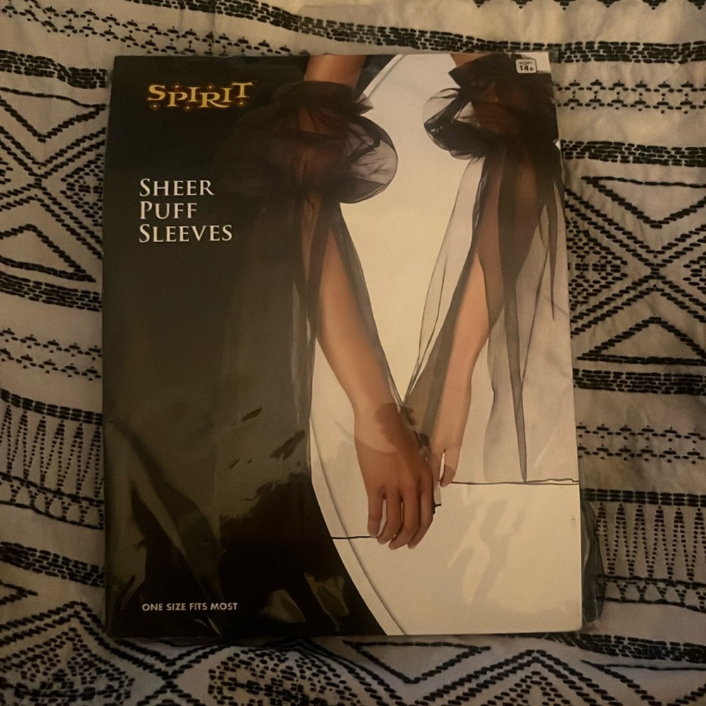 Sheer Puff Sleeves